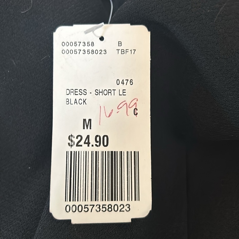 Perfect for Summer Black Dress-Size M - Picture 7 of 7